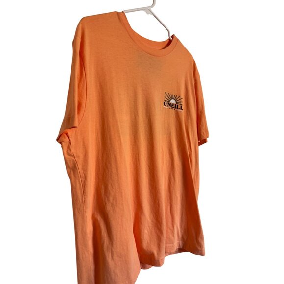 O’Neill Sun Supply Size XL NWT $28 Short Sleeve Tee NWT $28 Peach - Picture 5 of 7